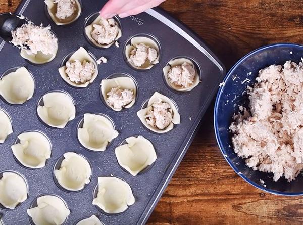 Cranberry Chicken Tartlets - Step 3